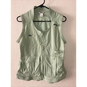 Duluth Trading Company Women's Heirloom Gardening Vest Light Green Size Small S